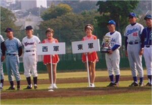 東西経済界野球大会 応援